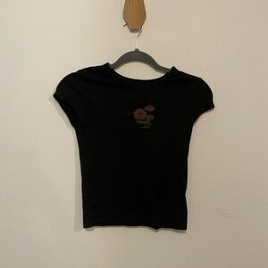 American eagle  T-Shirt with Floral Design